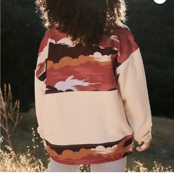 FREE PEOPLE MOVEMENT Daybreak Sweat in chai combo Small - Picture 2 of 9